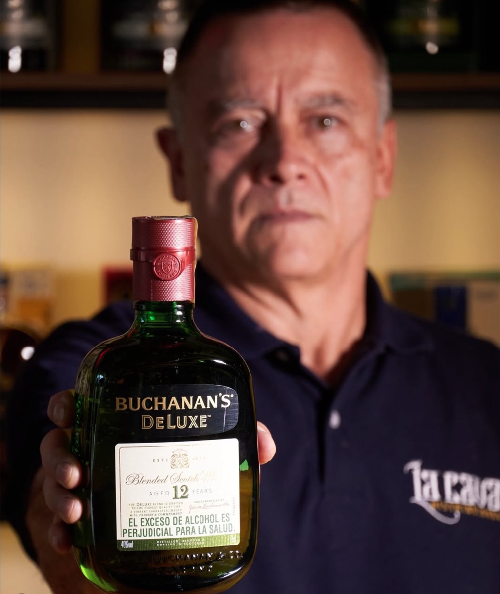 Botella Buchanan's en La Cava